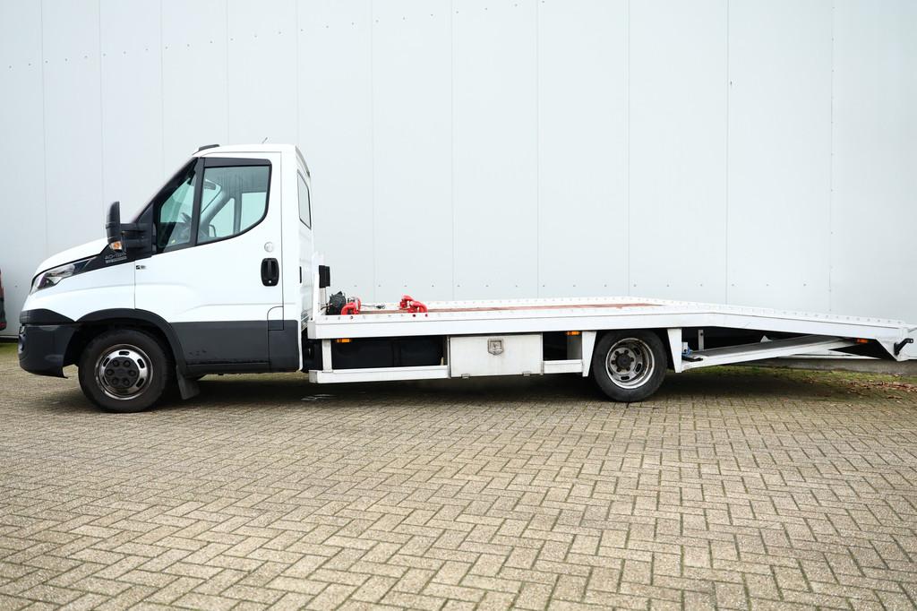Iveco Daily 40C16 Tijhof Oprijwagen AUTOMAAT AIRCO 2018 EX B, Euro 6, Iveco, Metallic lak, Origineel Nederlands