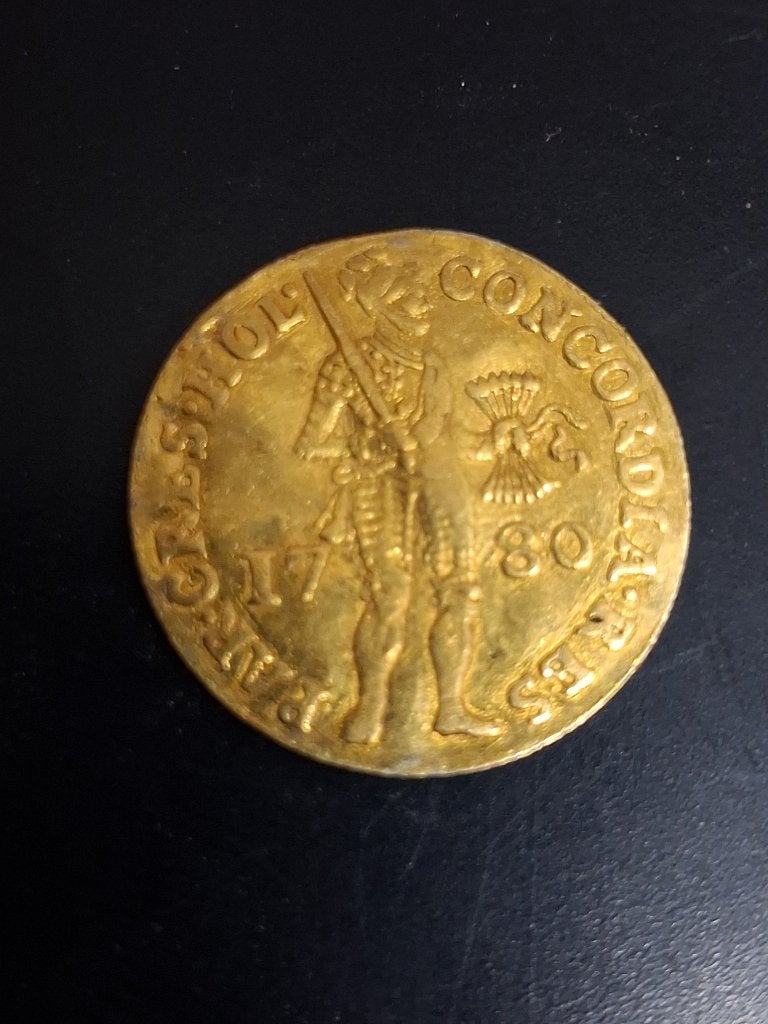 Gouden dukaat 1780 Holland, Vóór koninkrijk, Losse munt, Goud, Overige waardes