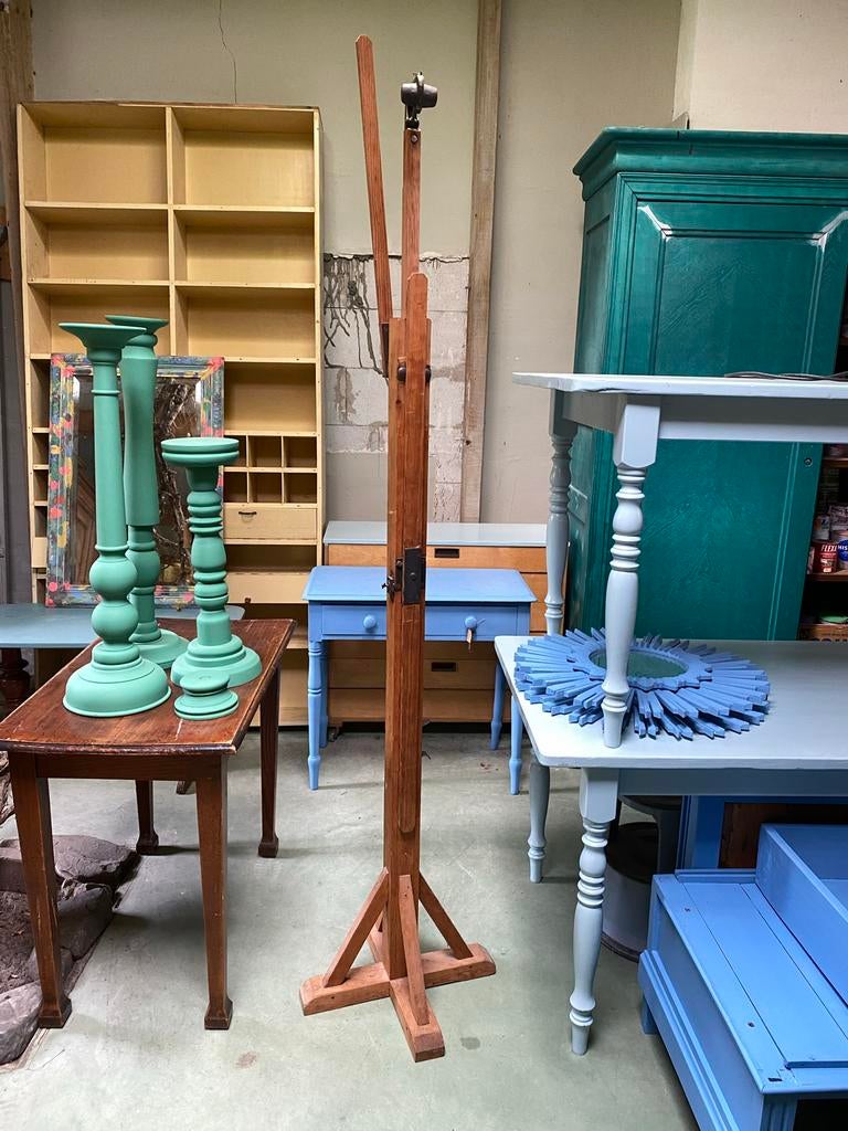 Vintage Houten kaartenhouder- Verstelbaar, Ophalen of Verzenden, Zo goed als nieuw