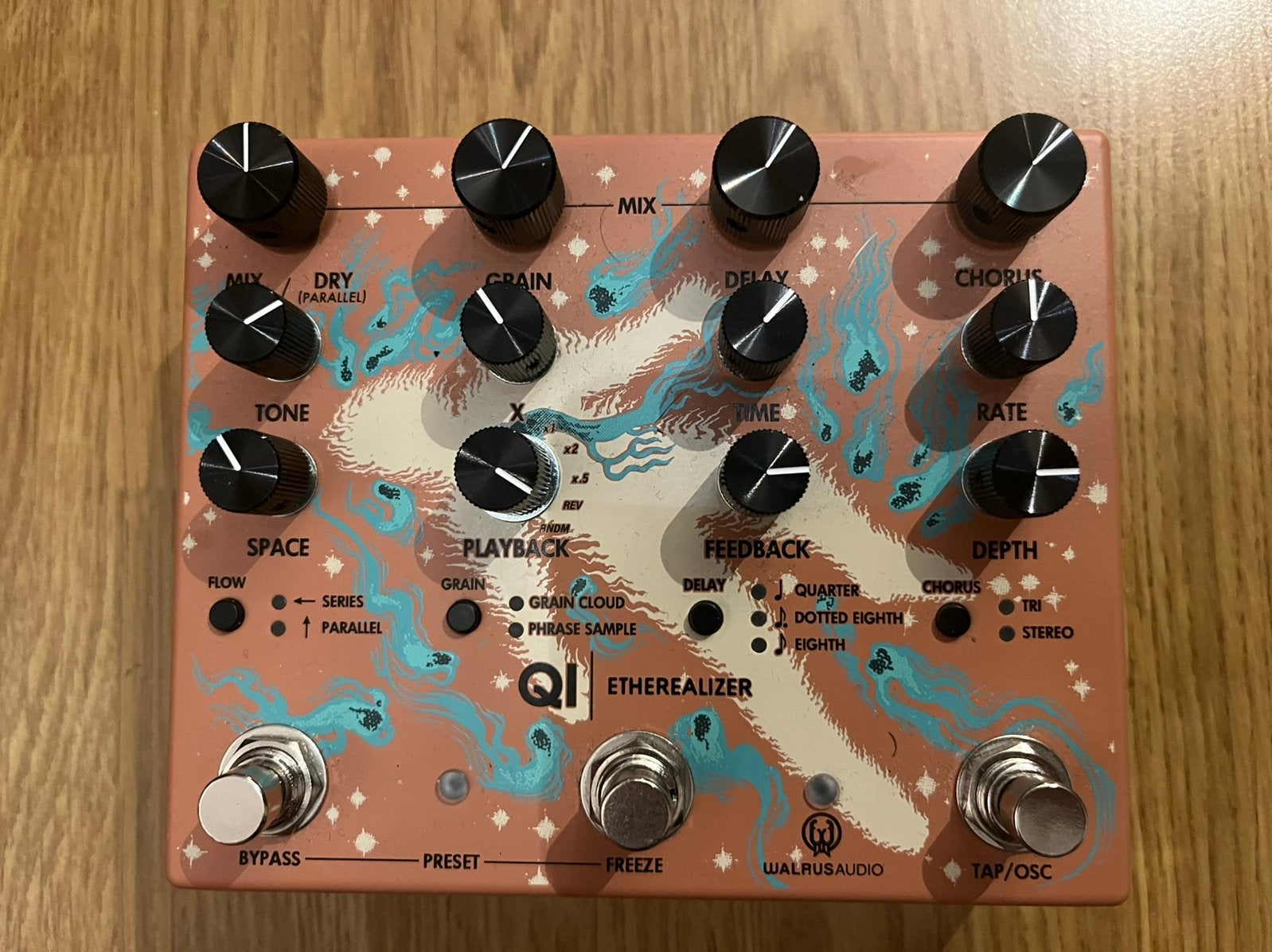 Walrus Audio QI like new, all case candy included, Verzenden, Zo goed als nieuw, Delay of Echo