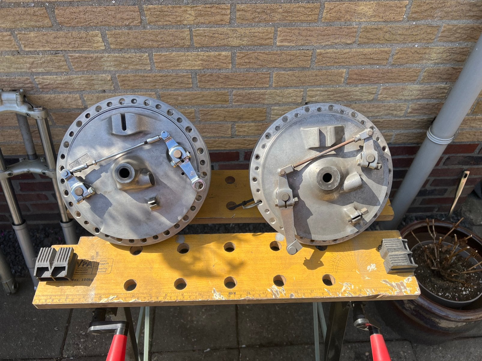 Kawasaki en Honda motorblok en 2x naaf 1x Yamaha1 x Suzuki, Ophalen, Gebruikt
