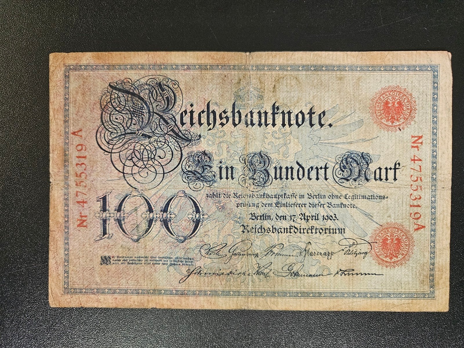 Duitsland pick 22 1903, Ophalen of Verzenden, Duitsland, Los biljet