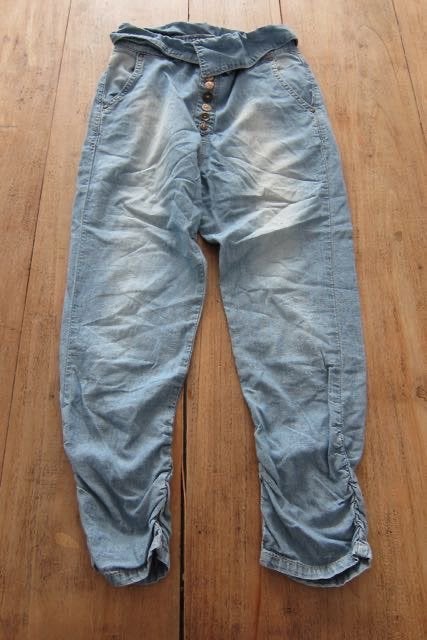 Pofbroek vingino meisje maat 8 soepel spijkerstof, Broek, Meisje, Zo goed als nieuw, Merkfreak