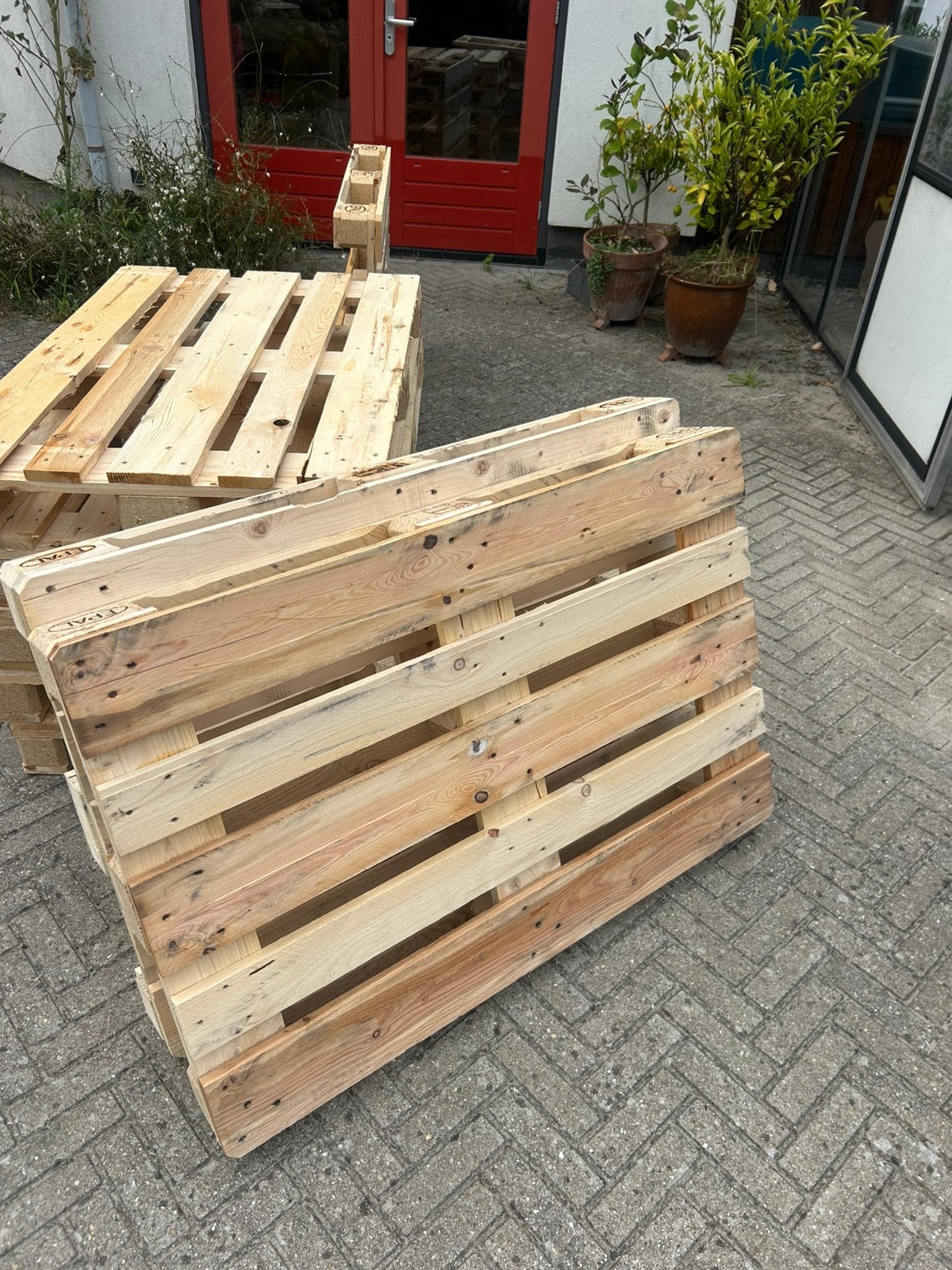 20x europallet europallets NIEUW - gratis bezorgd UT, Doe-het-zelf en Verbouw, Nieuw, Ophalen of Verzenden, Pallet, Minder dan 200 cm