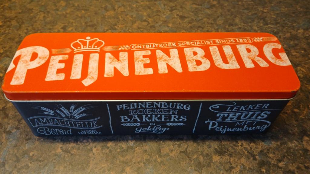 Peijnenburg ontbijtkoekblik, Verzamelen, Blikken, Ophalen of Verzenden, Gebruikt, Koek(jes), Overige merken