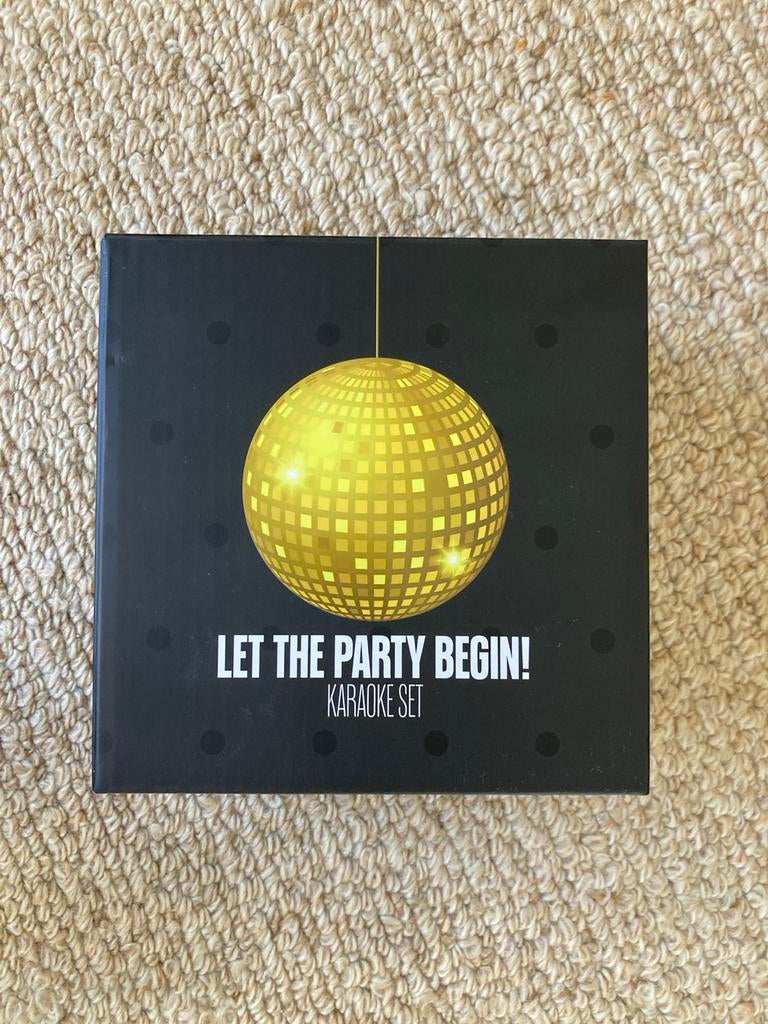 Karaoke Set - Let the Party Begin! Compact & Draagbaar, Ophalen of Verzenden, Nieuw, Complete set