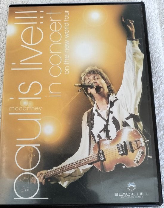 DVD PAUL IS LIVE !!! MCCARTNEY IN CONCERT THE BEATLES MINT, Alle leeftijden, Verzenden, Nieuw in verpakking, Concert