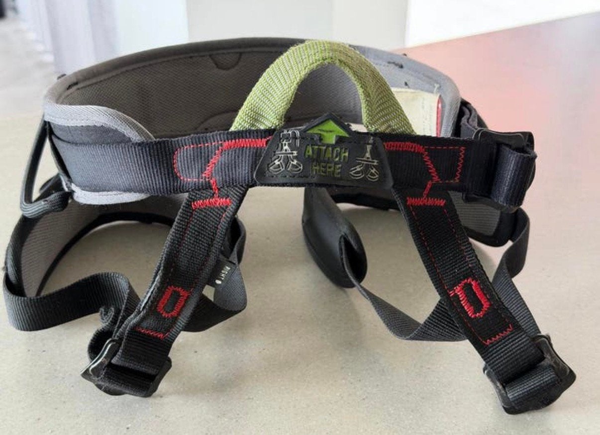 Petzl Harnas Aspir klimgordel, maat 0, Verzenden, Gebruikt, Klimsport-accessoire