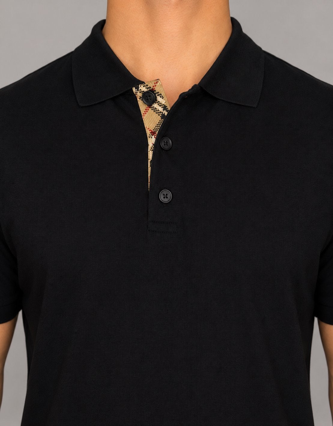 Burberry polo shirt tshirt zwart, Kleding | Heren, Polo's, Ophalen of Verzenden, Zo goed als nieuw, Zwart
