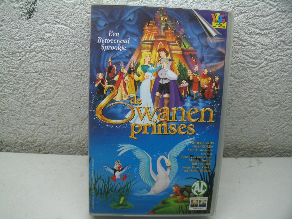 vhs 120a zwanen prinses ned gespr, Cd's en Dvd's, VHS | Kinderen en Jeugd, Alle leeftijden, Ophalen of Verzenden, Gebruikt