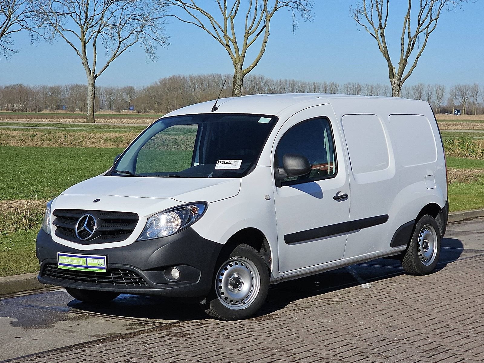 MERCEDES-BENZ CITAN 109 CDI extra lang l2 airco!, Voorwielaandrijving, Gebruikt, Euro 6, Wit