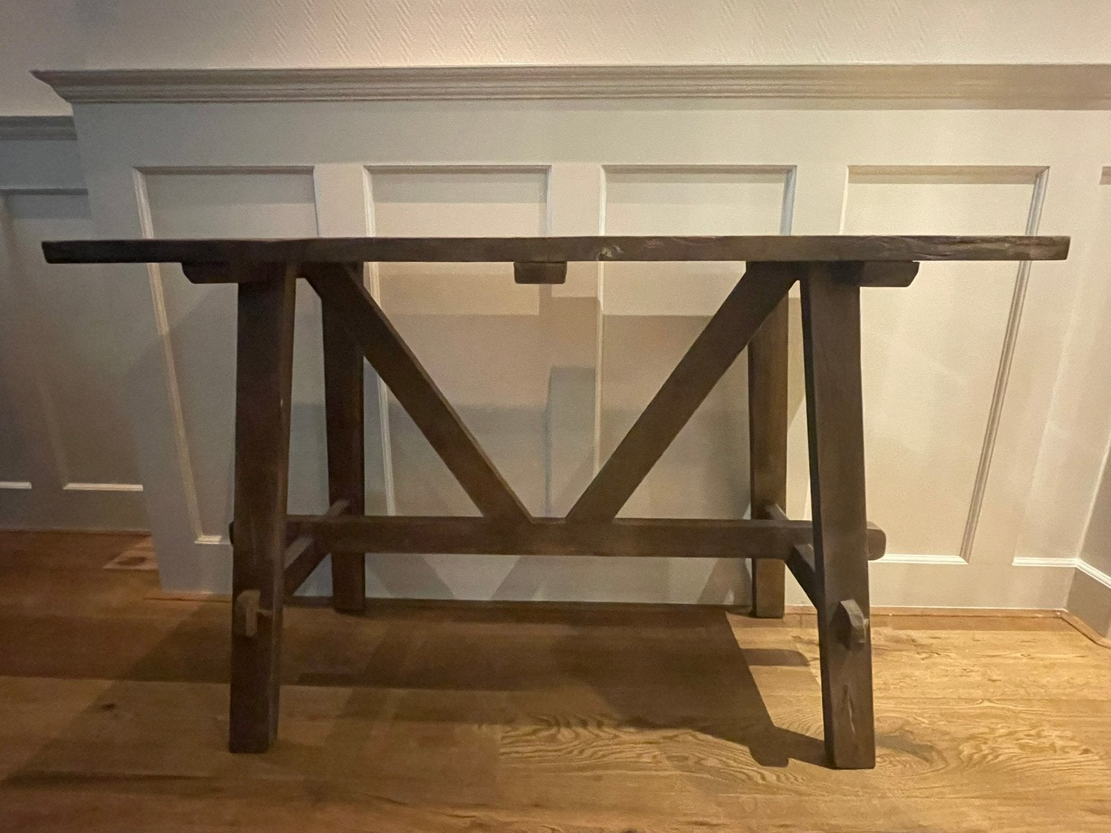 Te Koop : houten Sitetable van Aura Peeperkorn 1.20 lang ,, Ophalen of Verzenden, Zo goed als nieuw