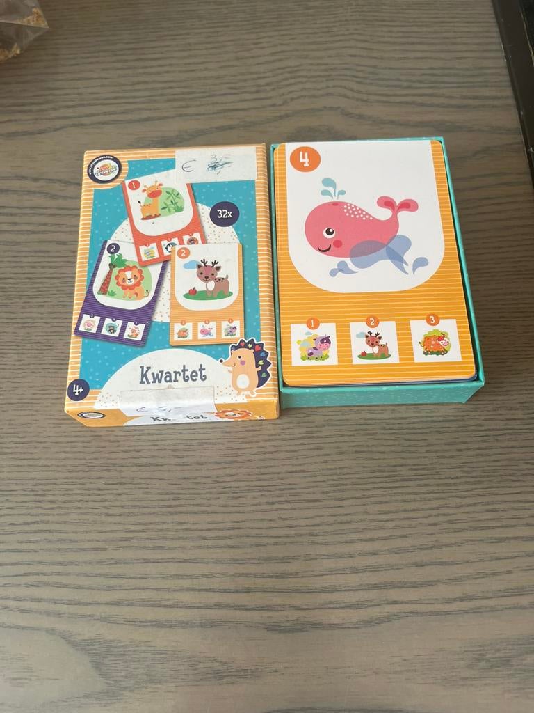 Kwartet spel met dieren, Ophalen of Verzenden, Zo goed als nieuw