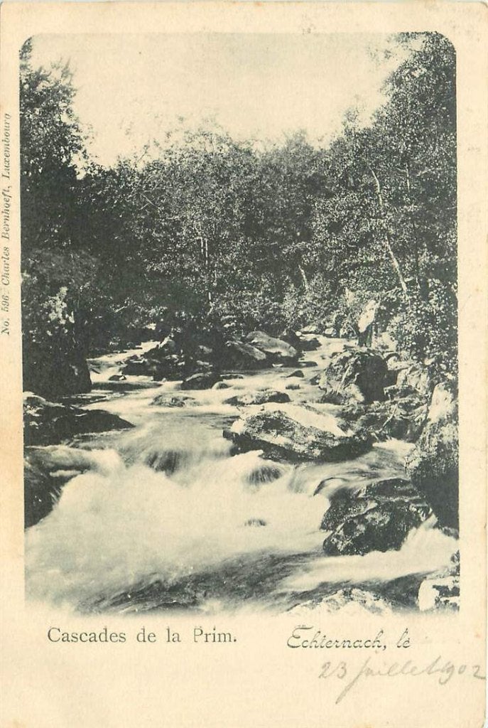 381-127-035 Echternach Cascades de la Prim, Verzenden, Voor 1920, Overig Europa