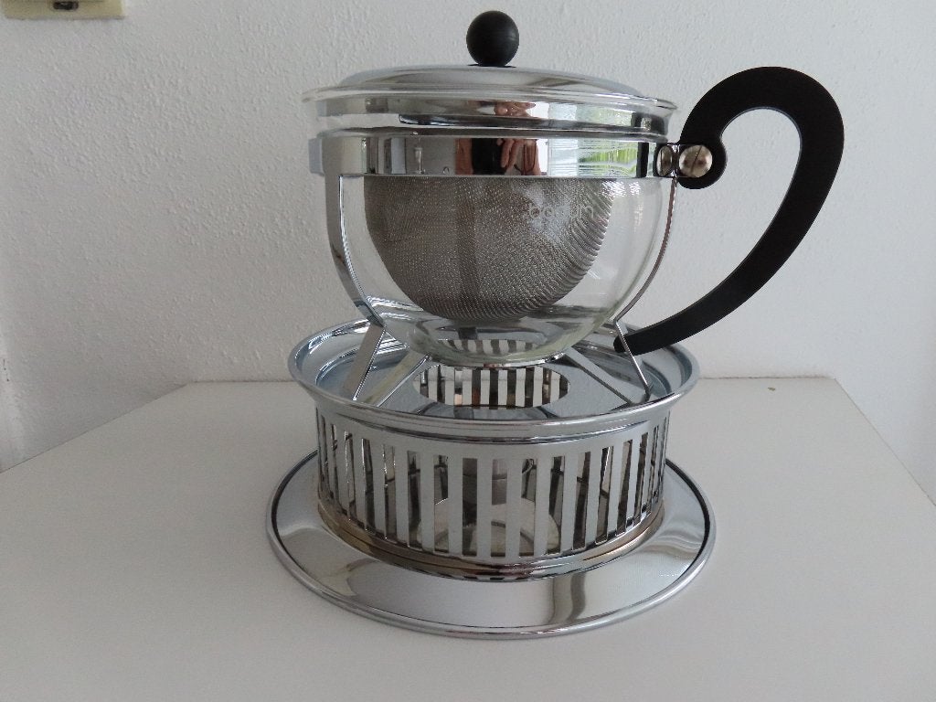 Bodum Chambord glazen theepot met theelichthouder, Overige merken, Ophalen of Verzenden, Theepot, Modern