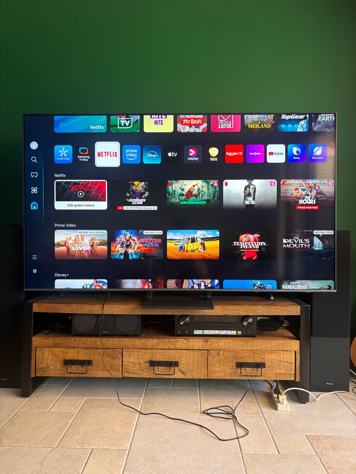 Samsung QLED Smart TV 4K UHD 75 inch, Audio, Tv en Foto, Televisies, Ophalen, QLED, 50 Hz, Zo goed als nieuw