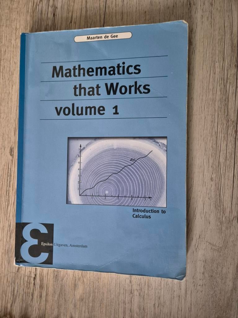Mathematics that works Volume 1, Boeken, Ophalen of Verzenden, Zo goed als nieuw