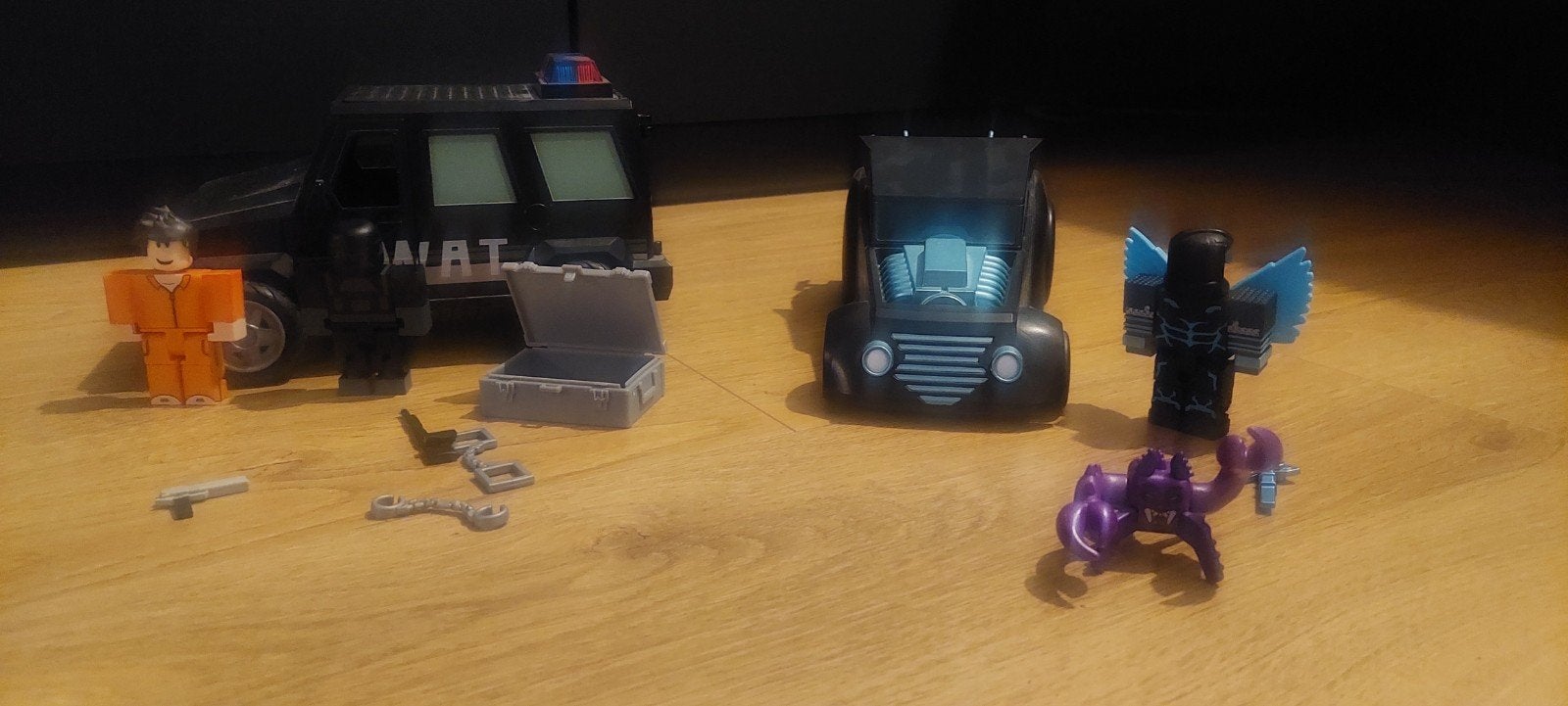 Roblox speelgoedset met voertuigen en figuren, Ophalen of Verzenden