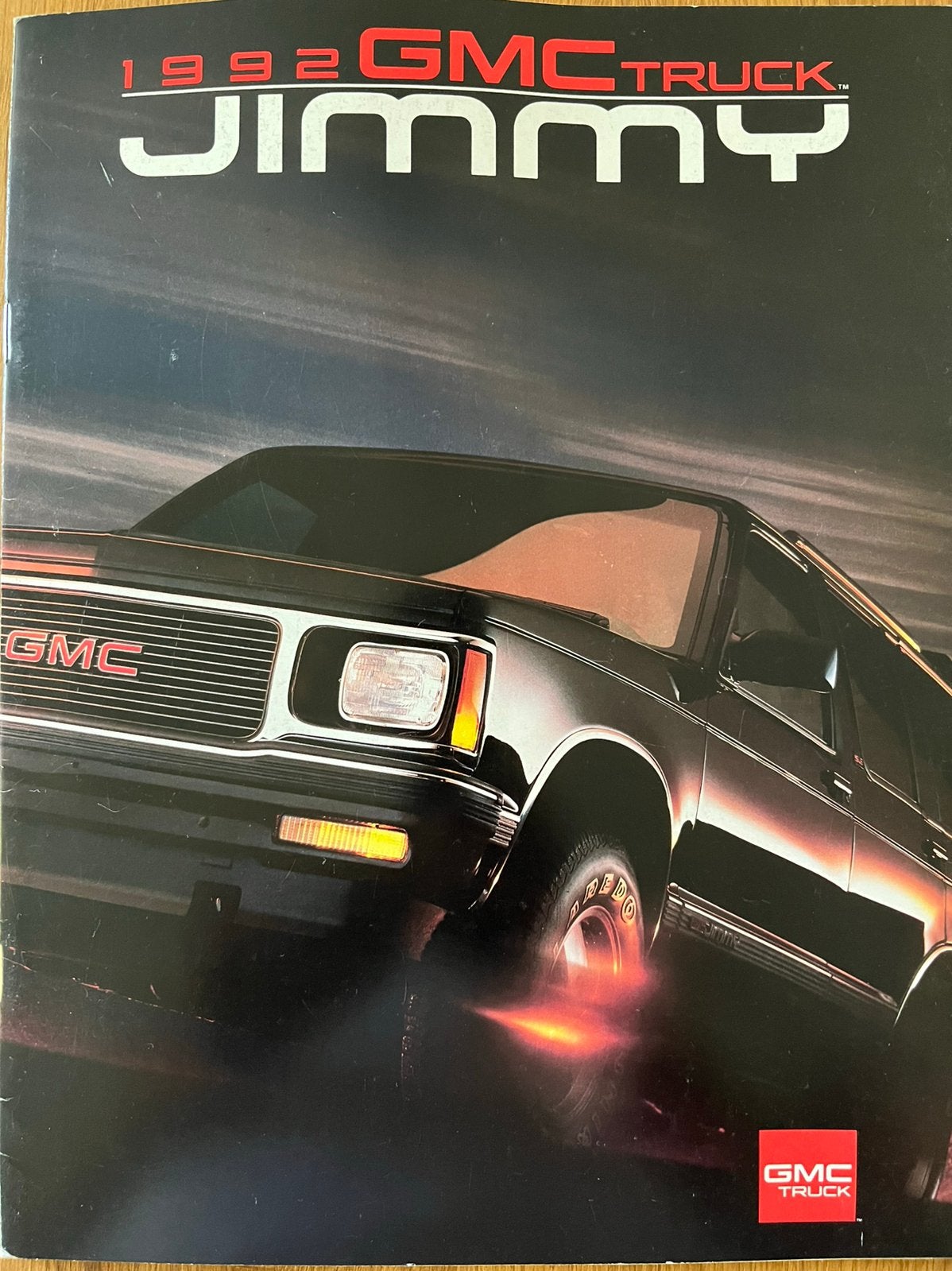 Folder GMC Trucks Jimmy | 1992, Ophalen of Verzenden, Zo goed als nieuw, Overige merken