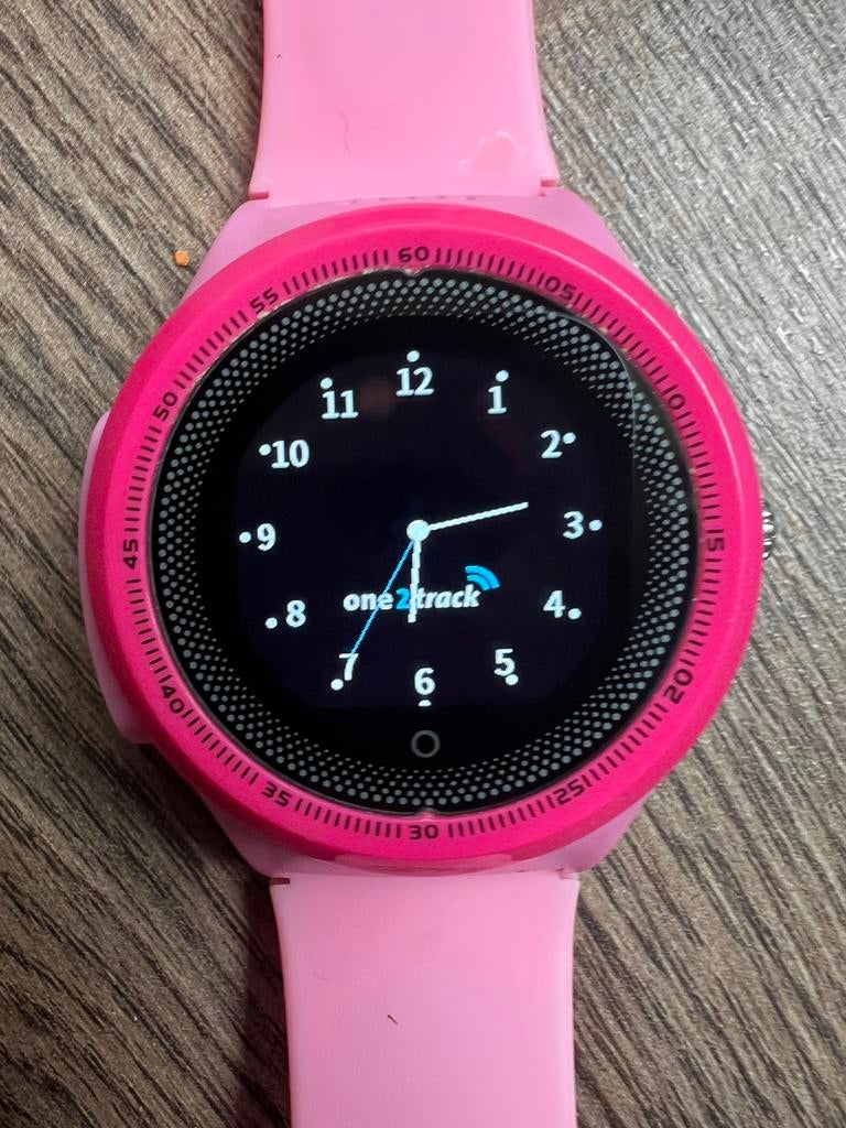 One2Track Connect Move GPS Horloge Roze, Ophalen of Verzenden, Zo goed als nieuw, Roze, Meisje