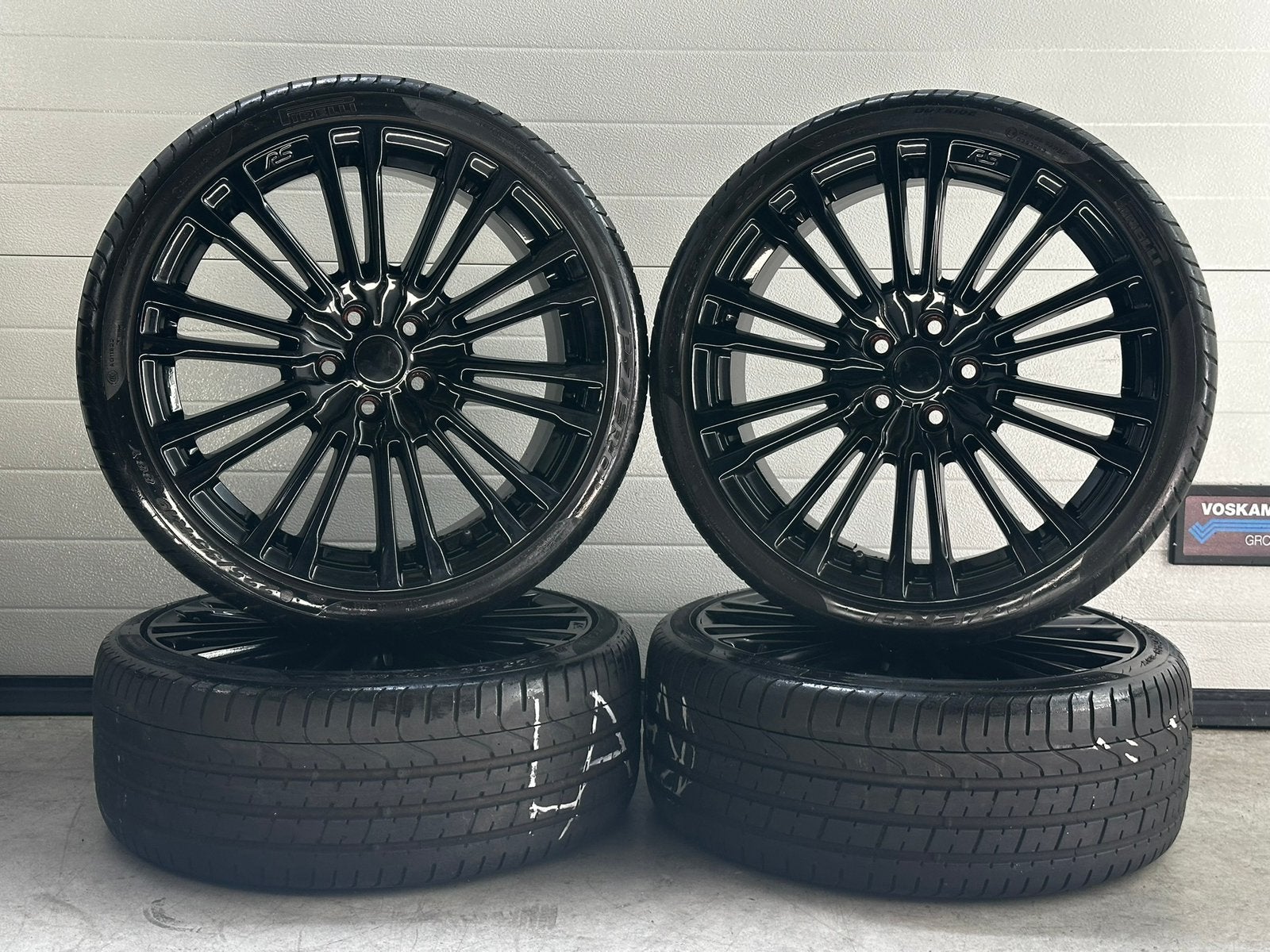 Originele 19 inch 5x108 Ford Focus RS ST Velgen & Banden set, 19 inch, Gebruikt, Banden en Velgen, Ophalen of Verzenden