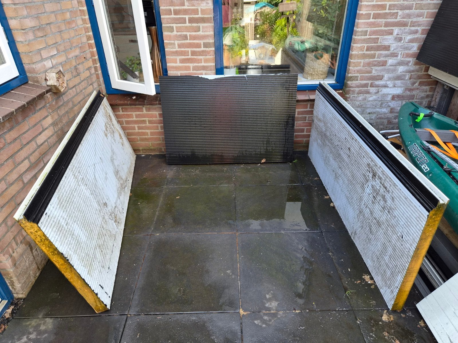 Gratis sandwichpanelen, zwart/wit, diverse maten, Doe-het-zelf en Verbouw, Platen en Panelen, Ophalen