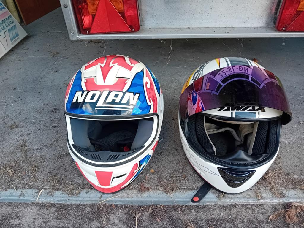 2x helm Nolan malossi, Ophalen of Verzenden, Tweedehands, Nolan