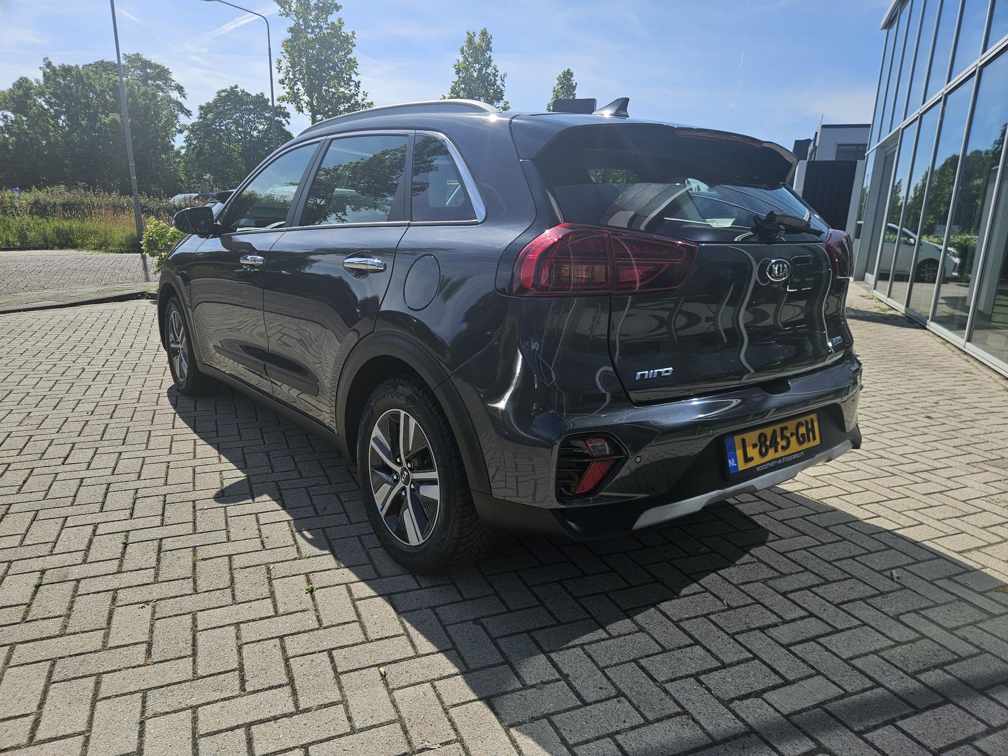 Kia Niro 1.6 GDi Hybrid DynamicLine, Auto's, Kia, Gebruikt, Euro 6, 2 kWh, Leder en Stof