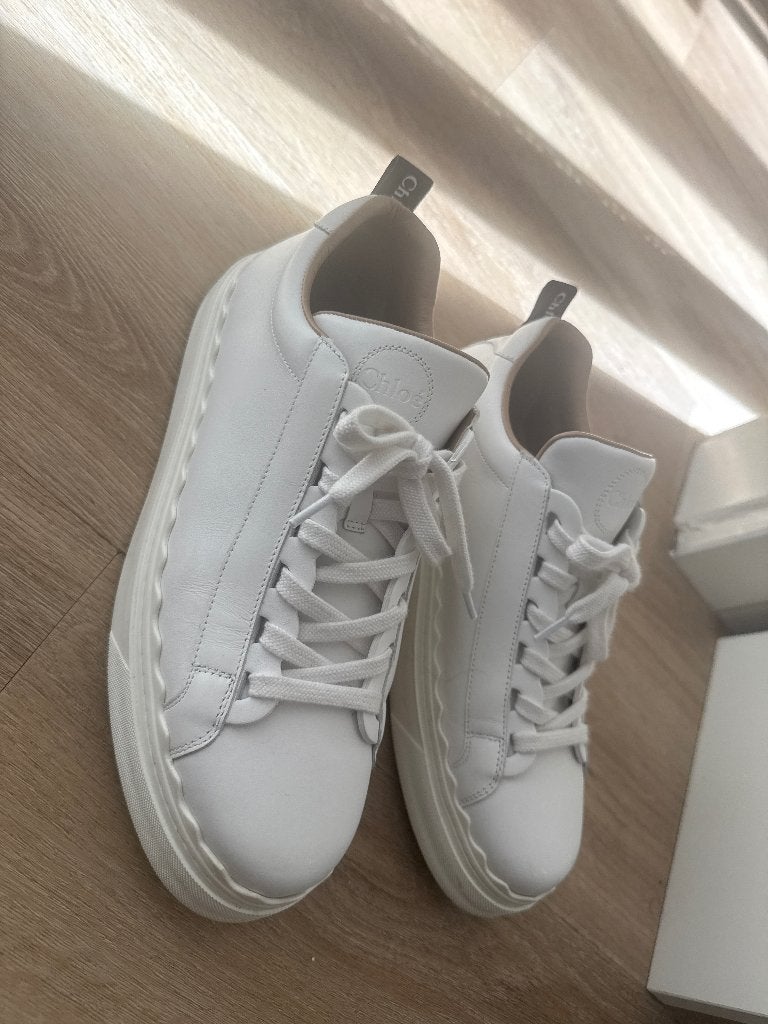 Chloé schoenen, Ophalen, Wit, Chloé, Sneakers of Gympen
