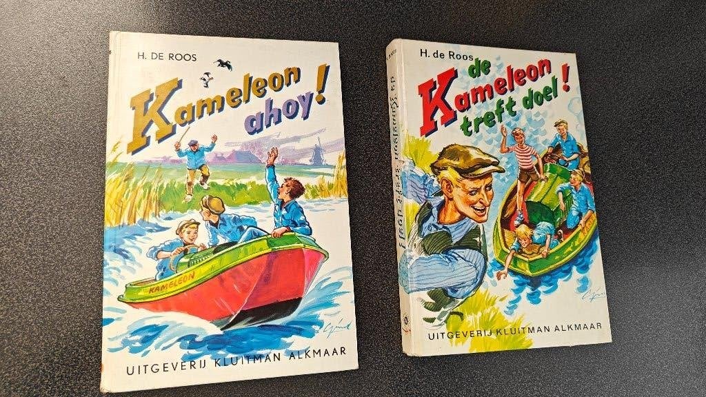 De Kameleon ahoy! en De Kameleon treft doel!, Ophalen of Verzenden, Gelezen, H. de Roos, Fictie