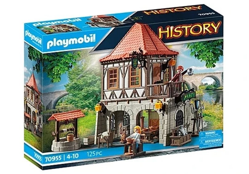 Playmobil 70955 Museum Ridderburg Middeleeuws Nieuw, Gebouw, Complete set, Nieuw, Historisch