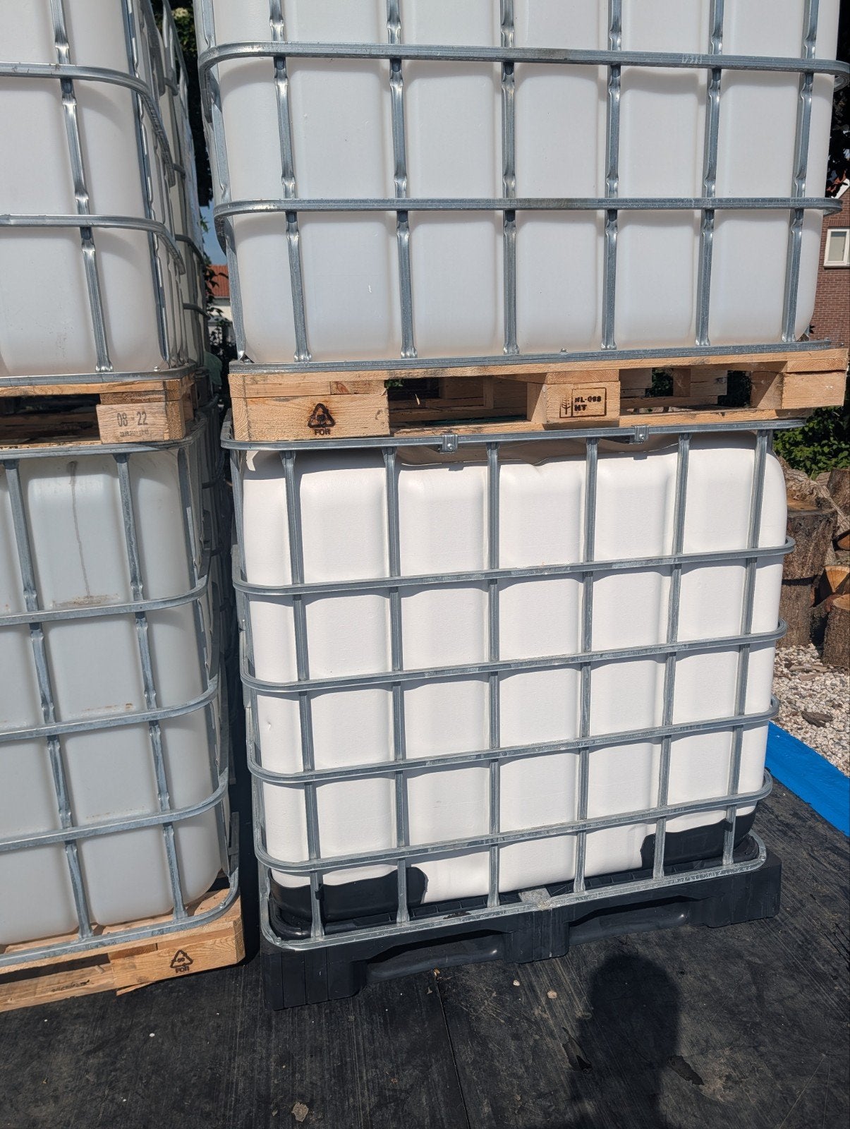 Losse IBC plastic vaten 1000L, Tuin en Terras, Regentonnen, 150 liter of meer, Ophalen