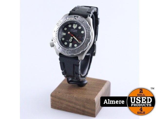 Citizen Promaster Diver 200M Titanium, Sieraden, Tassen en Uiterlijk, Horloges | Heren, Citizen, Zo goed als nieuw, Support@citizen.com