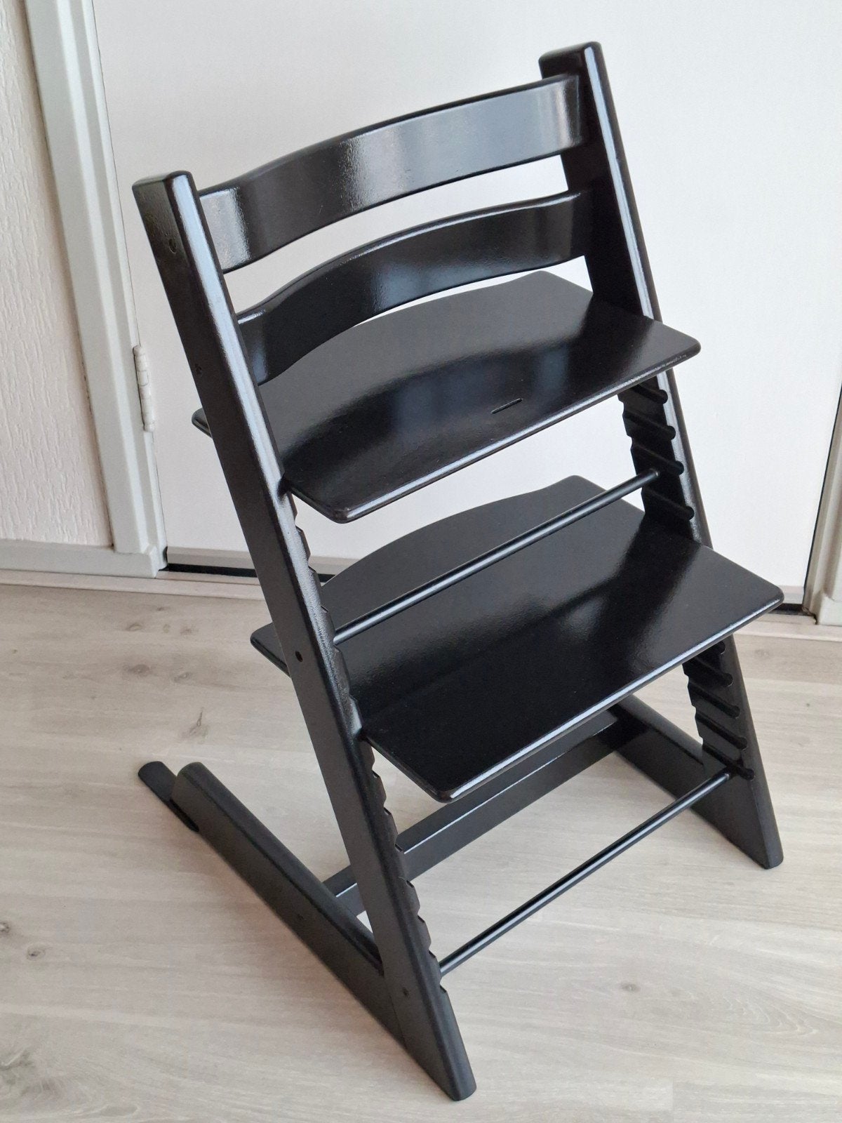 Stokke TrippTrapp Stoel met GLIDERS Z.G.A.N.🙂🙂, Ophalen, Zo goed als nieuw, Meegroeistoel