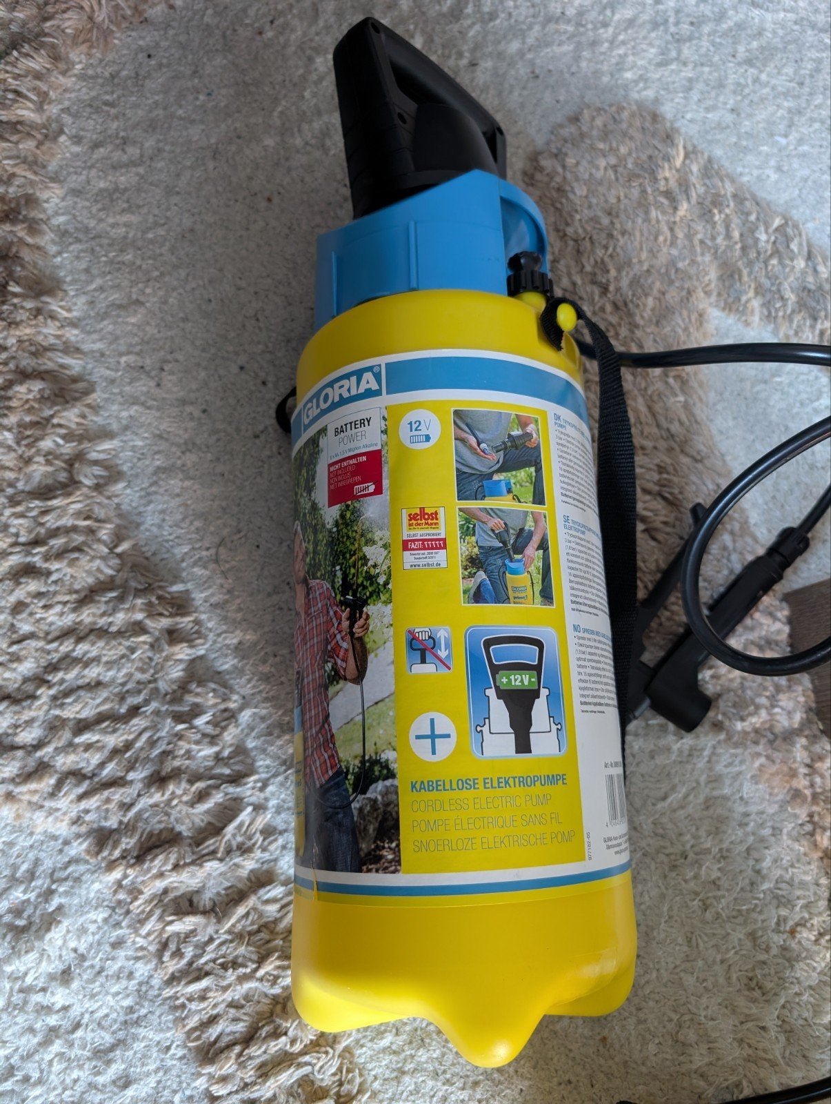 Gloria Prima 5 Drukspuit op Batterijen, Ophalen of Verzenden, Zo goed als nieuw