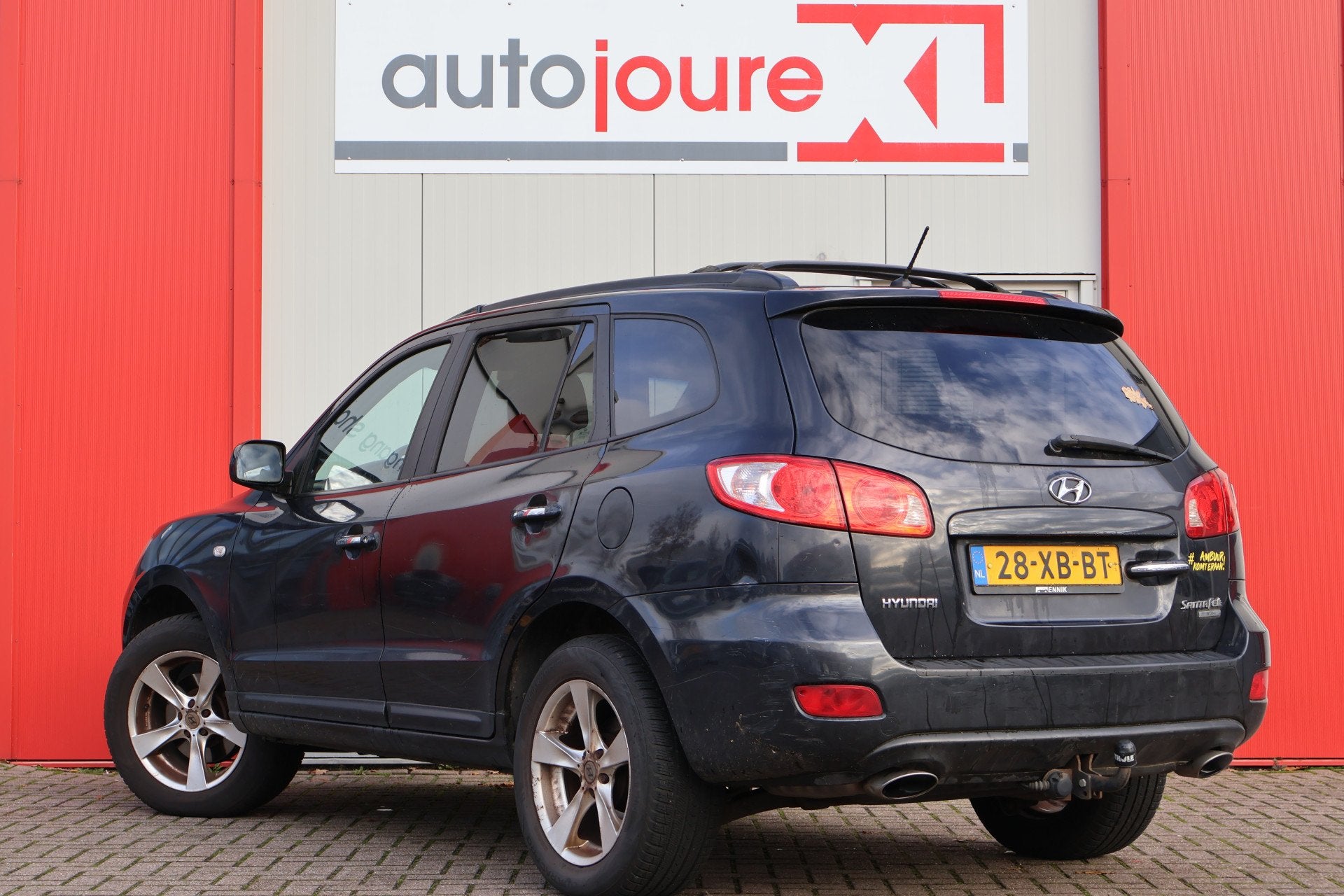 Hyundai Santa Fe 2.7i V6 Style 7p. | Origineel NL | Climate, Auto's, Hyundai, Voorwielaandrijving, Santa Fe, Gebruikt, Zwart