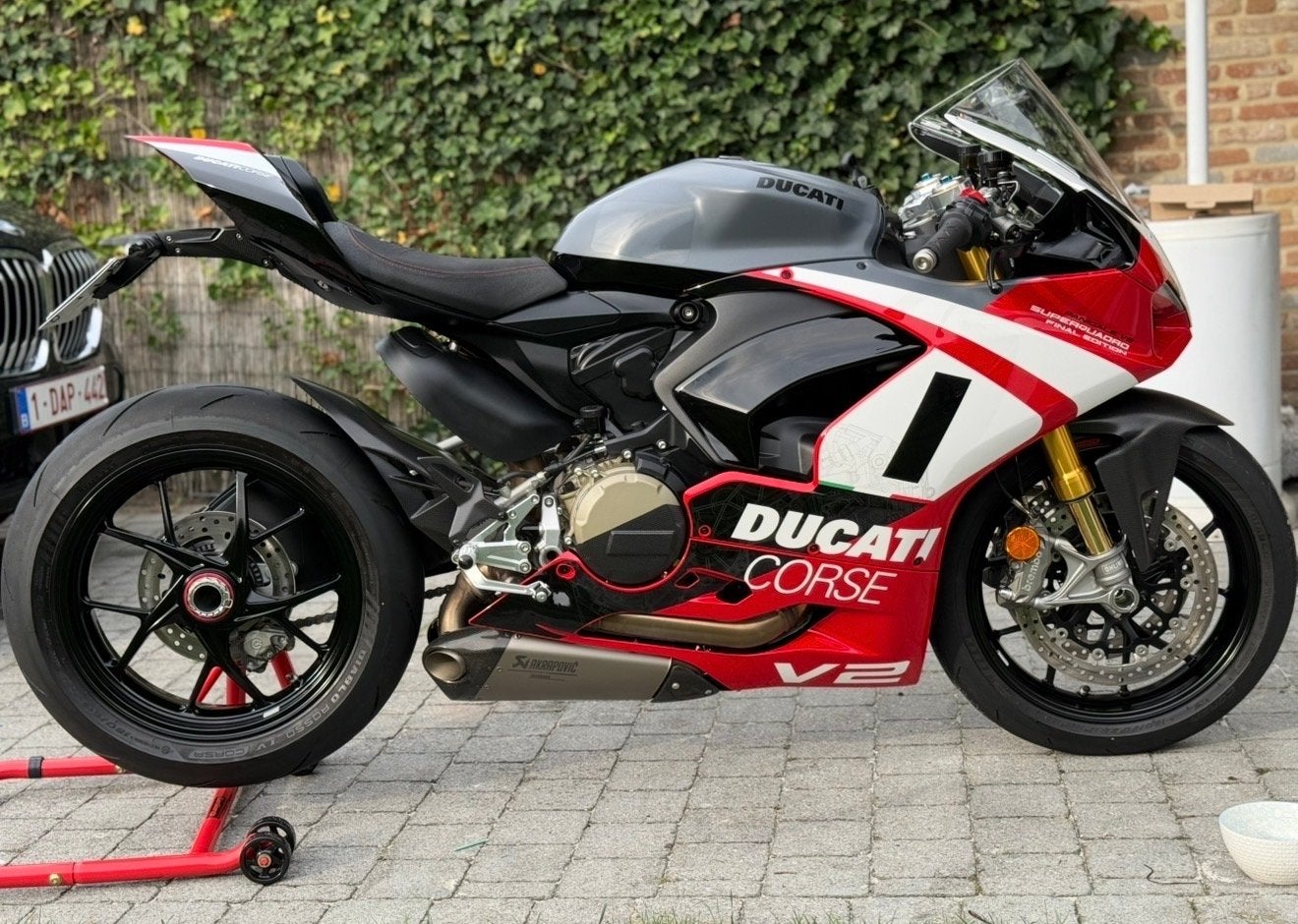 Ducati Panigale V2 Superquadro Final Edition #008/555, Motoren, 2 cilinders, Sportuitlaat, Nieuw, Motorrijbewijs A