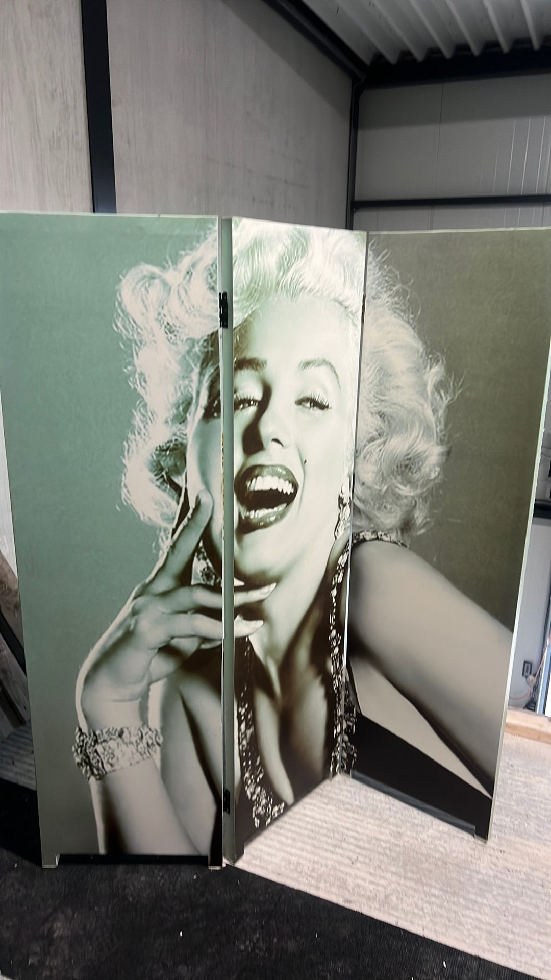 Marylin monroe kamerscherm, Ophalen, Zo goed als nieuw