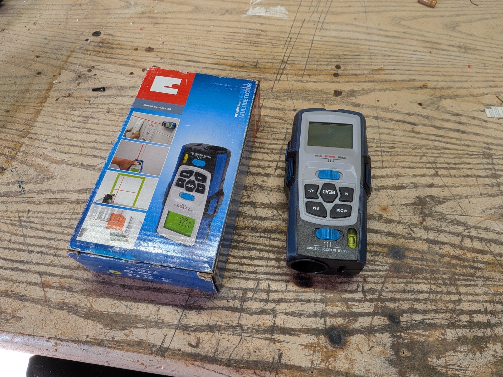 Einhell BT-UEM 5in1 Multidetector, Ophalen of Verzenden, Zo goed als nieuw, Overige meters