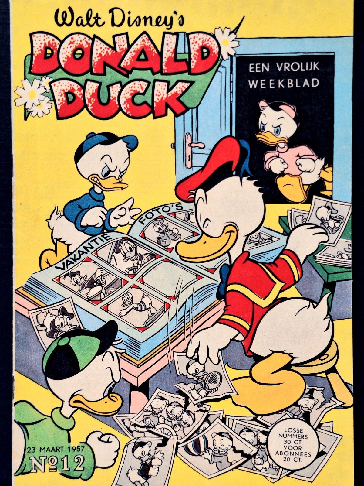 Donald Duck 1957 nr. 12, Boeken, Eén stripboek, Ophalen of Verzenden, Zo goed als nieuw