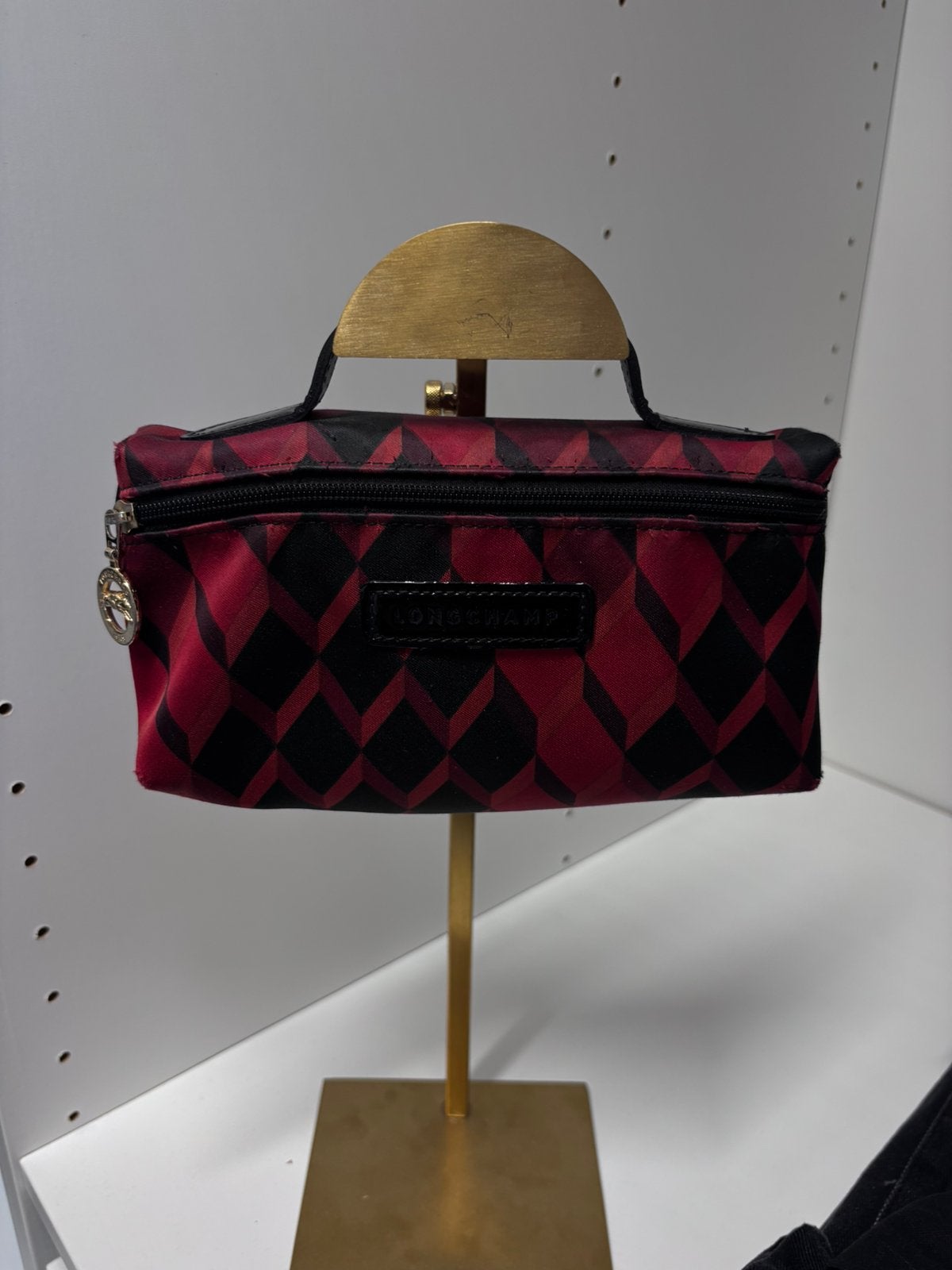 longchamp tasje limited edition, Ophalen of Verzenden, Zo goed als nieuw, Zwart, Handtas