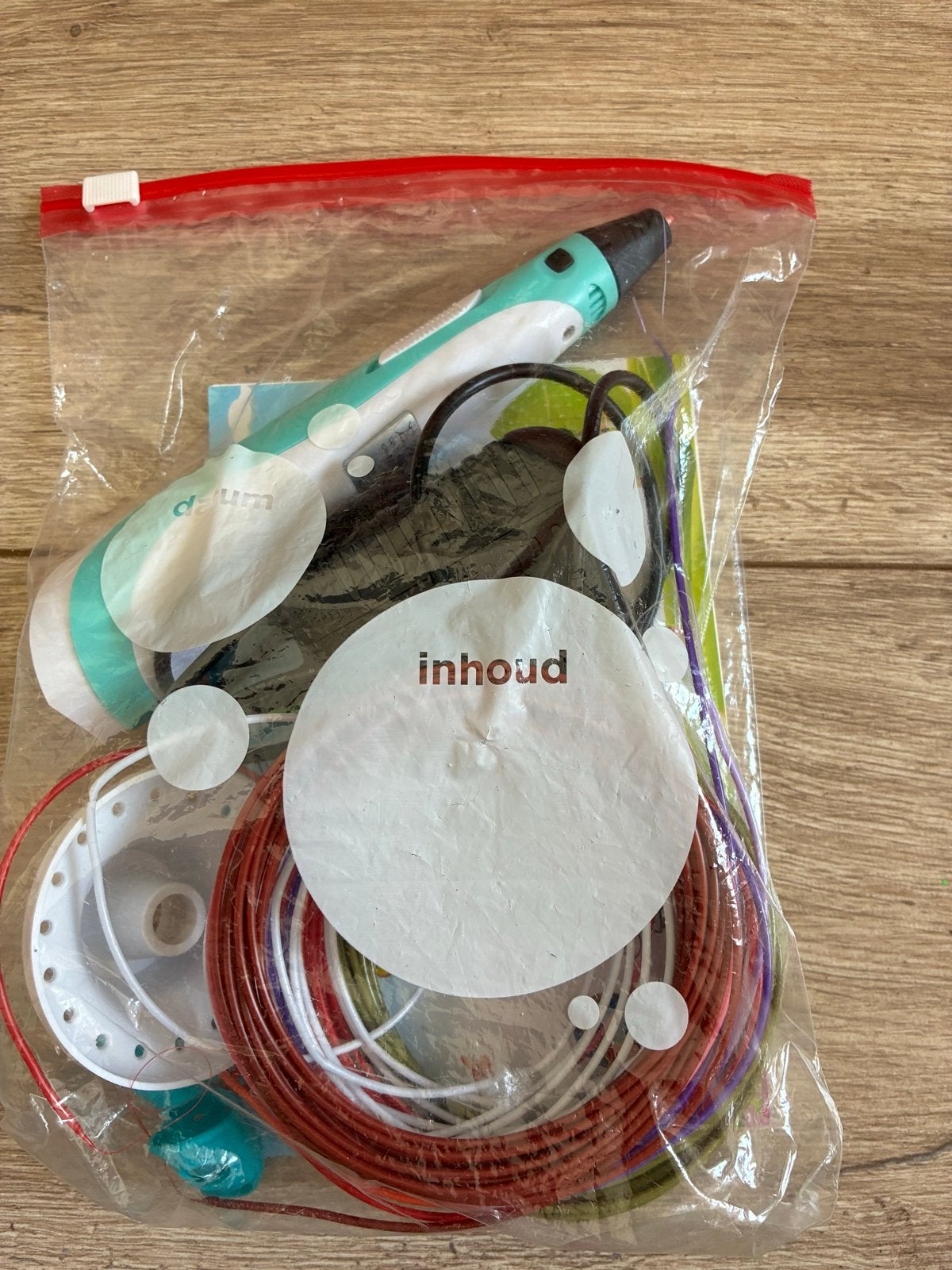 3D pen met materiaal en boekje, Ophalen of Verzenden, Gebruikt