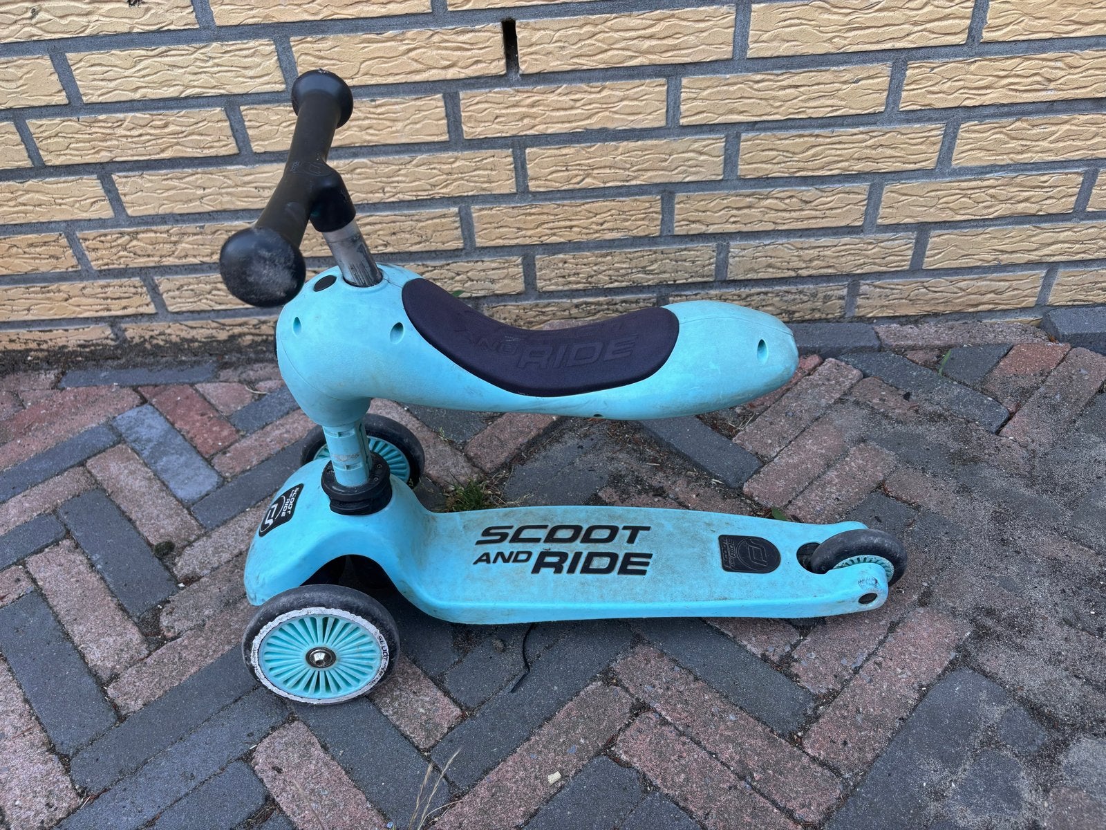 Scoot and Ride Highwaykick 1 - 2-in-1 Step en Loopfiets, Ophalen, Gebruikt, Gewone step