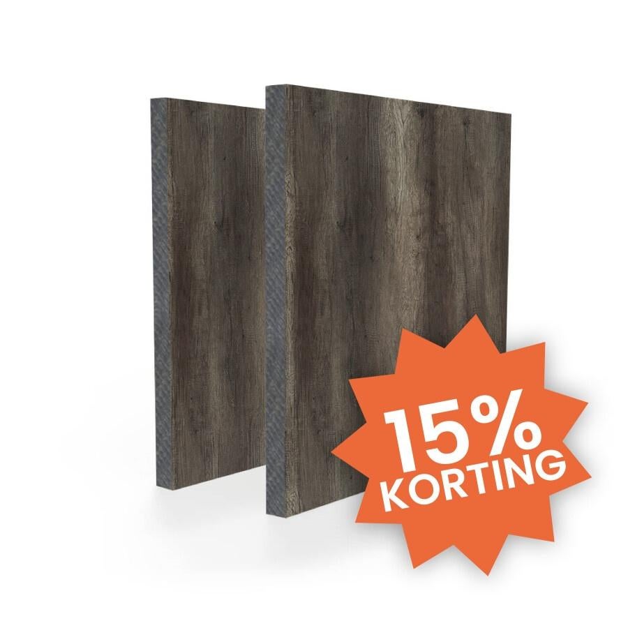 HPL platen vergrijst eiken, Doe-het-zelf en Verbouw, Platen en Panelen, Ophalen of Verzenden, Nieuw, HPL, Minder dan 20 mm