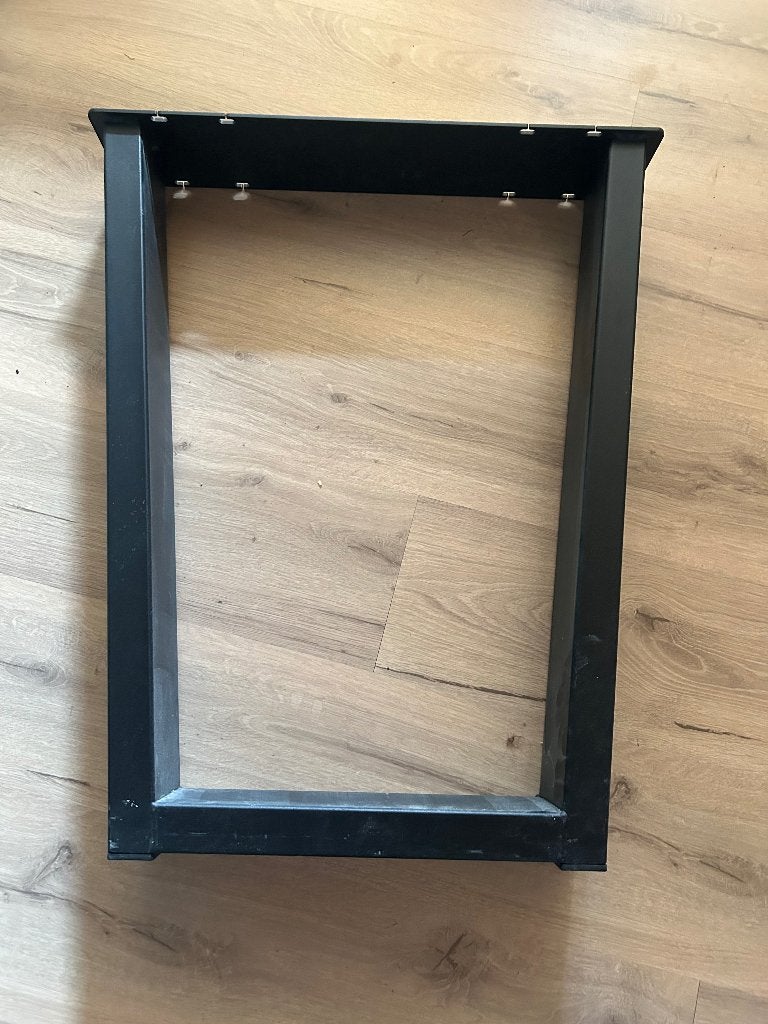 Tafelpoten zwart poedercoat, Huis en Inrichting, Ophalen, Tafelpoot, 50 tot 100 cm, 50 tot 100 cm