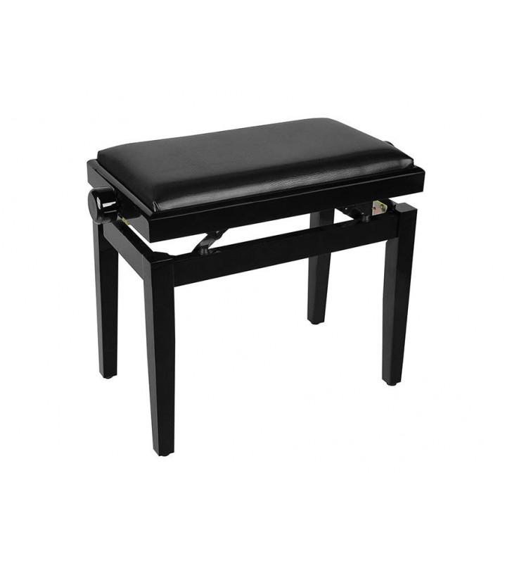 Piano Bank Boston PB1-1025 Zwart Hoogglans, Skai Zitting, Muziek en Instrumenten, Instrumenten | Toebehoren, Ophalen, Nieuw, Piano