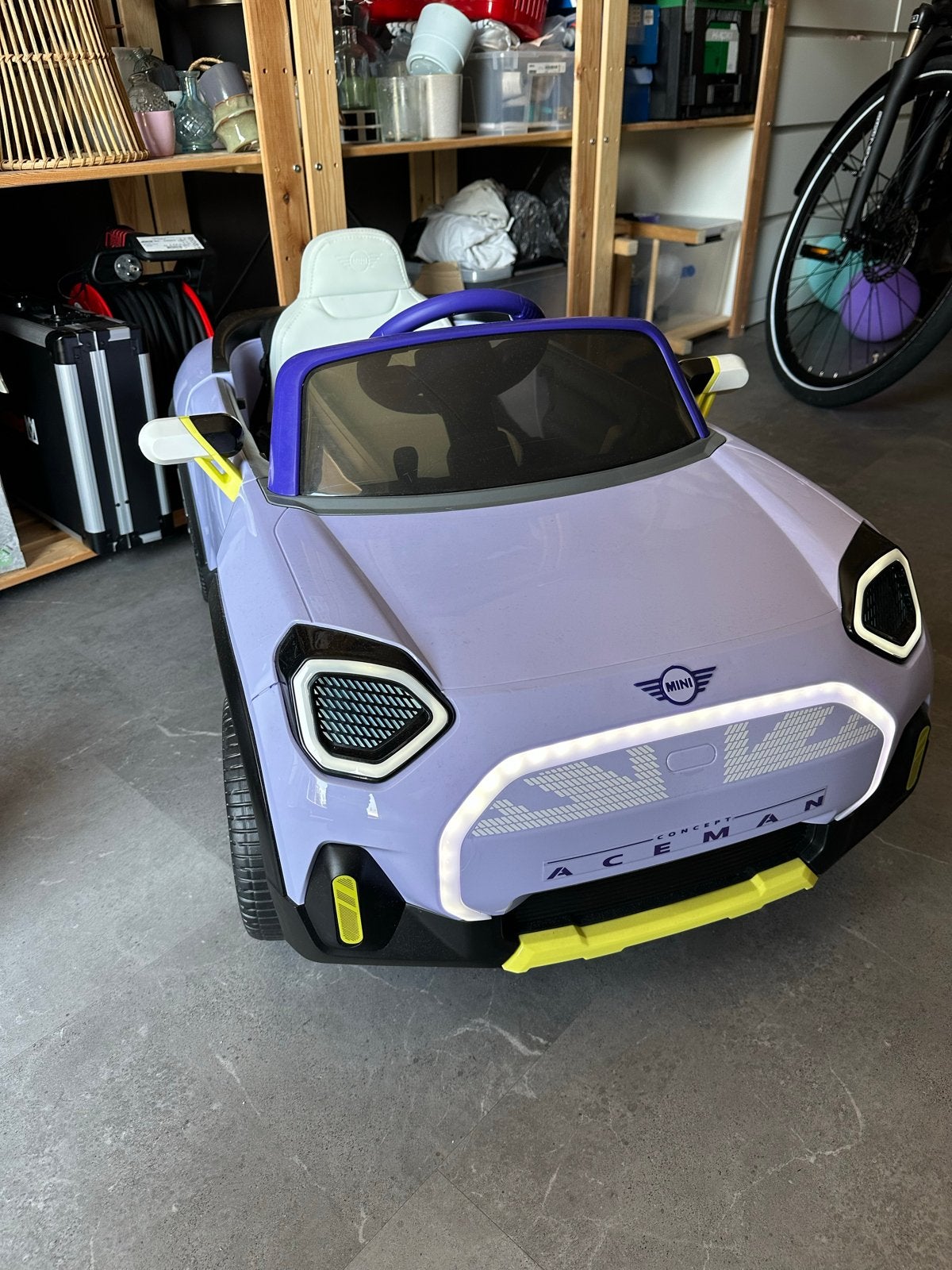Mini Cooper Aceman (zelf) bestuurbare kinderauto, Kinderen en Baby's, Speelgoed | Speelgoedvoertuigen, Ophalen, Nieuw, Afstandsbediening