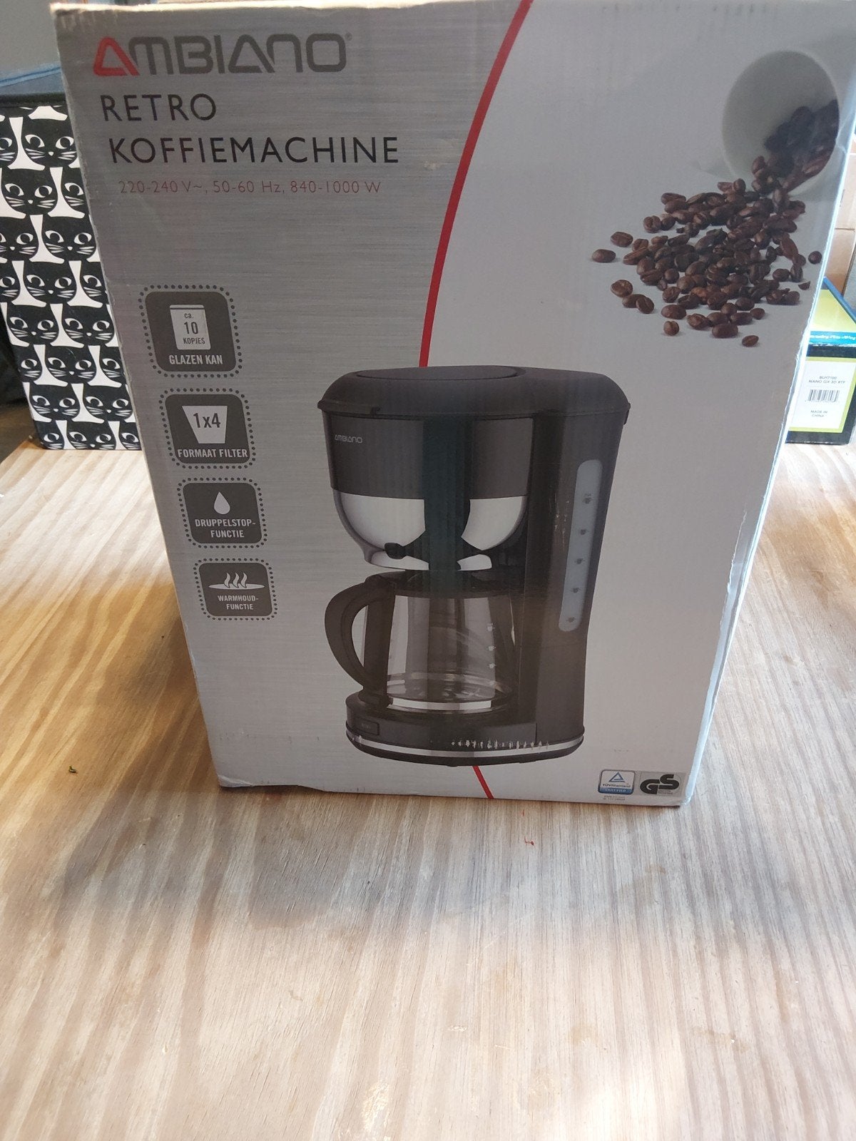 retro koffie machine, Witgoed en Apparatuur, Ophalen of Verzenden, Nieuw, Koffiemachine
