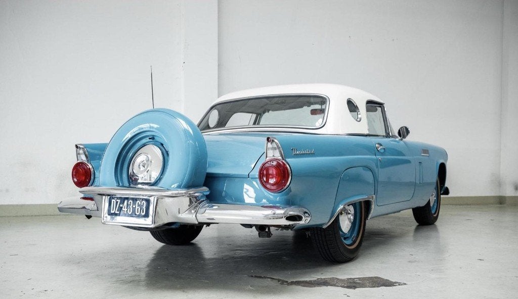 Ford Thunderbird 1956 Blauw | Continental set | Hard/Softtop, foto 2
