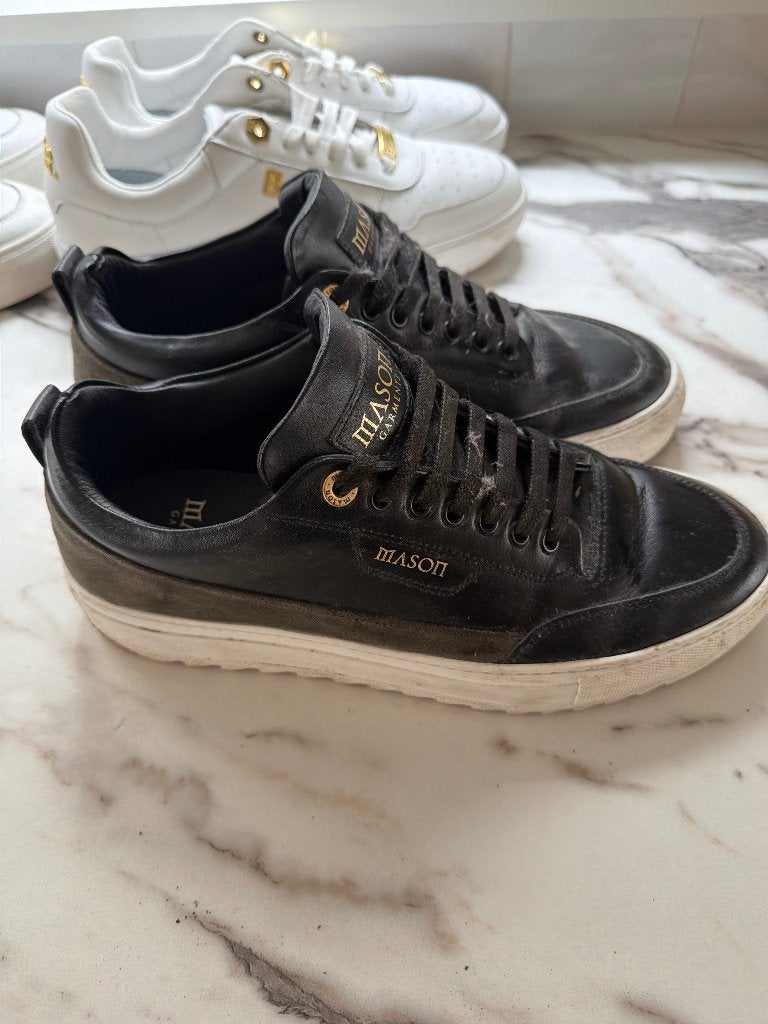3 Paar Design Sneakers Maat 42 | Mason Garments & BALR, Kleding | Heren, Schoenen, Ophalen of Verzenden, Gedragen, Zwart